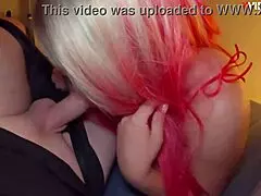 stepmother and stepson share a bed, the stepson wakes his stepmother with a hard dick and fucks her vagina, face fucking her before assfucking and creampie