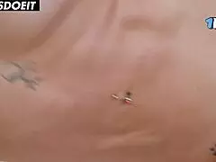 Samie Duchamp, Cheating Stepmom, Fucks Masseur's Monster Cock With Tight Pussy Fingering