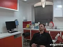 Milf Pornstar Anna Polina Drills Dentist in Steamy Roleplay