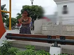 i was waiting for my boyfriend at the mall but a stranger invited me home and we fucked doggy style passionately