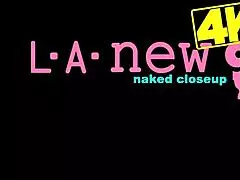 Skinny teen blonde poses on sofa for photoshoot