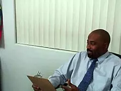 Blonde milf craves that big black cock for the job.