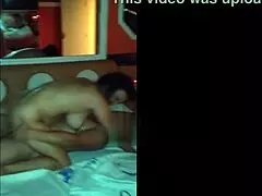 Do two young guys keep taking turns on karina?