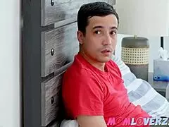 Stepmom spills family secrets during a steamy happy tissues massage.