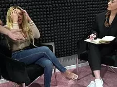 Stepmom's therapy turns into wild 5-way blowbang!