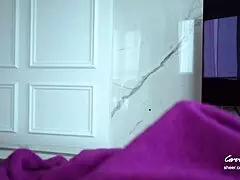 Step Mom Feels Warm Cum In Her Panties After Intense Rubbing