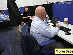 Horny Man Fucks Blonde Granny Hard