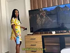 Bollywood Indian milf performs a nude dance.