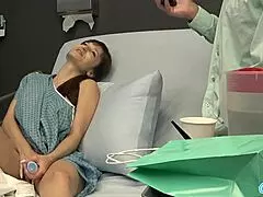 Milf flashes in hospital public area