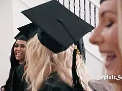 The valedicktorians like Adira Allure and Bunny Madison shine in group action