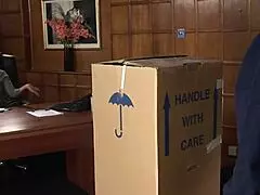 Horny Babe Drips Wet Pussy At Work