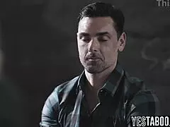 Petite blonde teen pounded by mature teacher after drama practice session.