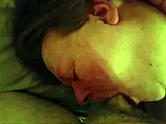 Milf BBW sucks big cock