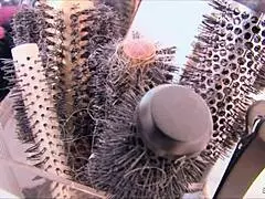 In the backroom, suspects titty fuck the milf.