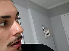 Caught By Husband's Friend During Swingers Party Blowjob!