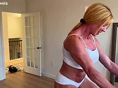 i'm hopping off the peloton and stripping down for you, but i ripped my clothes by accident