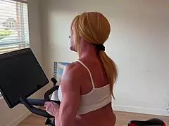 i'm hopping off the peloton and stripping down for you, but i ripped my clothes by accident