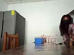 I-I-I mean, the housewife, she-she's flashing her vagina at the maintenance guy on the desk, it's so weird and sexy!