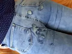 damn, after fuckin’ i pull jeans up for huge cumshots!
