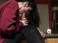 Can Arab Milf Slobber on Big Cock?