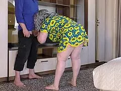 Nice Mature Ass Gently Squeezes Cock In Anal Play