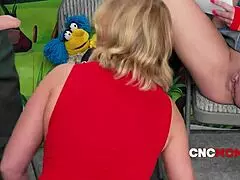 I watch my mom get wild on sesame street with freeuse.