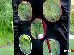 Naughty Rugby Milf Britney Amber Rides Cock Outdoors