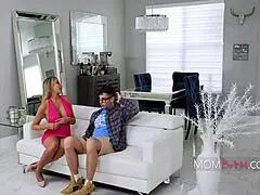 spanish milf medusa fucks hostel guest after room cleaning