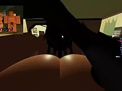 Trick or treat with a spooky twist on halloween night, kids knocking for candy