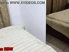 Young stud pounds my wet pussy in husband's bedroom 😈