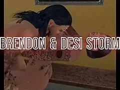 Our Night MATURE DOGGERS in Shower Action