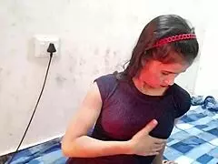 Watching a desi bhabhi getting pounded in doggystyle with loud moans.