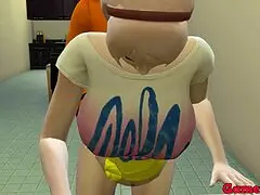 hinata asks sakura for fucking advice in kitchen, gets fucked like hinata