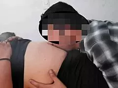 Latina Milf Licks Belly Button