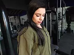 Training at Gym Turns Wild as Two Hot Guys Approach Me for a Double Pussy Licking Session