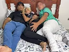 Latina Wife Bent Over Rough by Husband’s Friend in Wild NTR Movie Night Action. Her Big Ass Shook Hard!