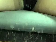 elza kom wears sexy nylon stockings