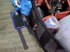 hot milf gives delicious blowjob before train ride