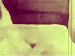 My secret vintage granny gives hairy blowjob in retro style.