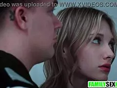 stepmom's guiding her stepson and stepdaughter through a hot ffm threesome lesson. it's a wild family affair.