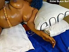 my stepmom authorized mr pato, her black lover, to break her vergina. she gets it hard in missionary.