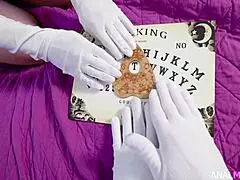 Milf enjoys anal fucking on halloween with deepthroat