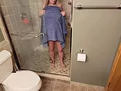 Pregnant Stepmom Gets Stepson to Rub Lotion Naked