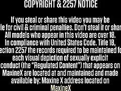 Maxine Sticks Her Monster Dildos for Intense Orgasms