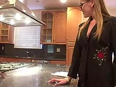 Milf experiences fucking in her new home