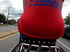 yo, check my big ass on this motorcycle gopro vid, part 1