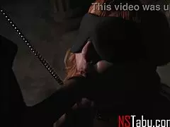 Imagine these redhead milfs bound and blindfolded on the bed, their big tits exposed for rough play.