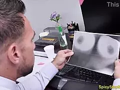 new milf boss as sex machine in office