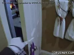 Mature asian slut squirts with dildo