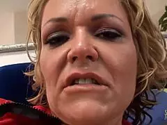 anal loving milf takes big dick deep in wet cunt and ass